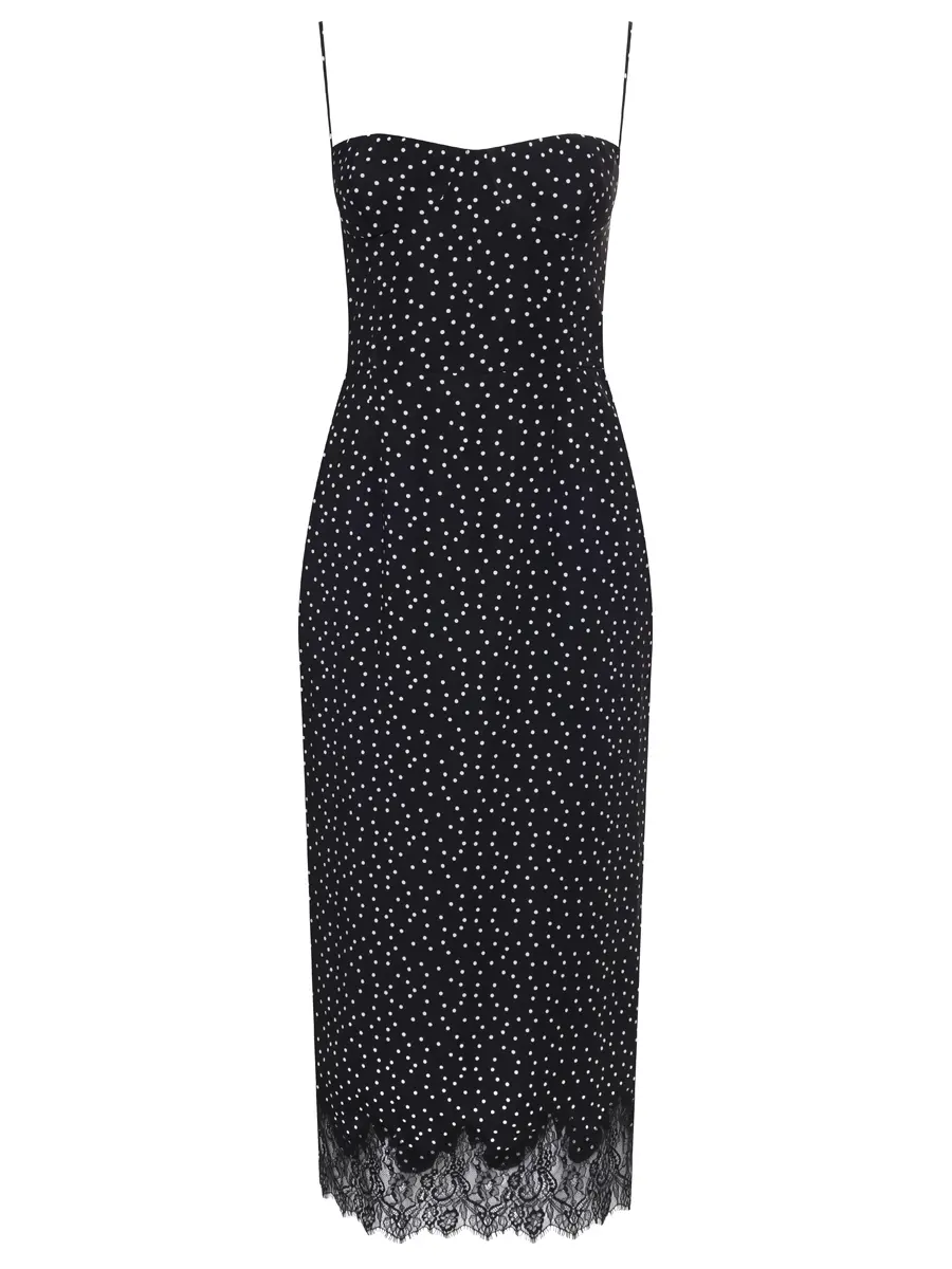 Платье шелковое