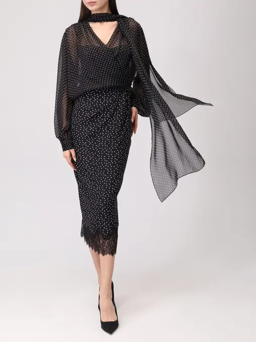 Платье шелковое CARPI