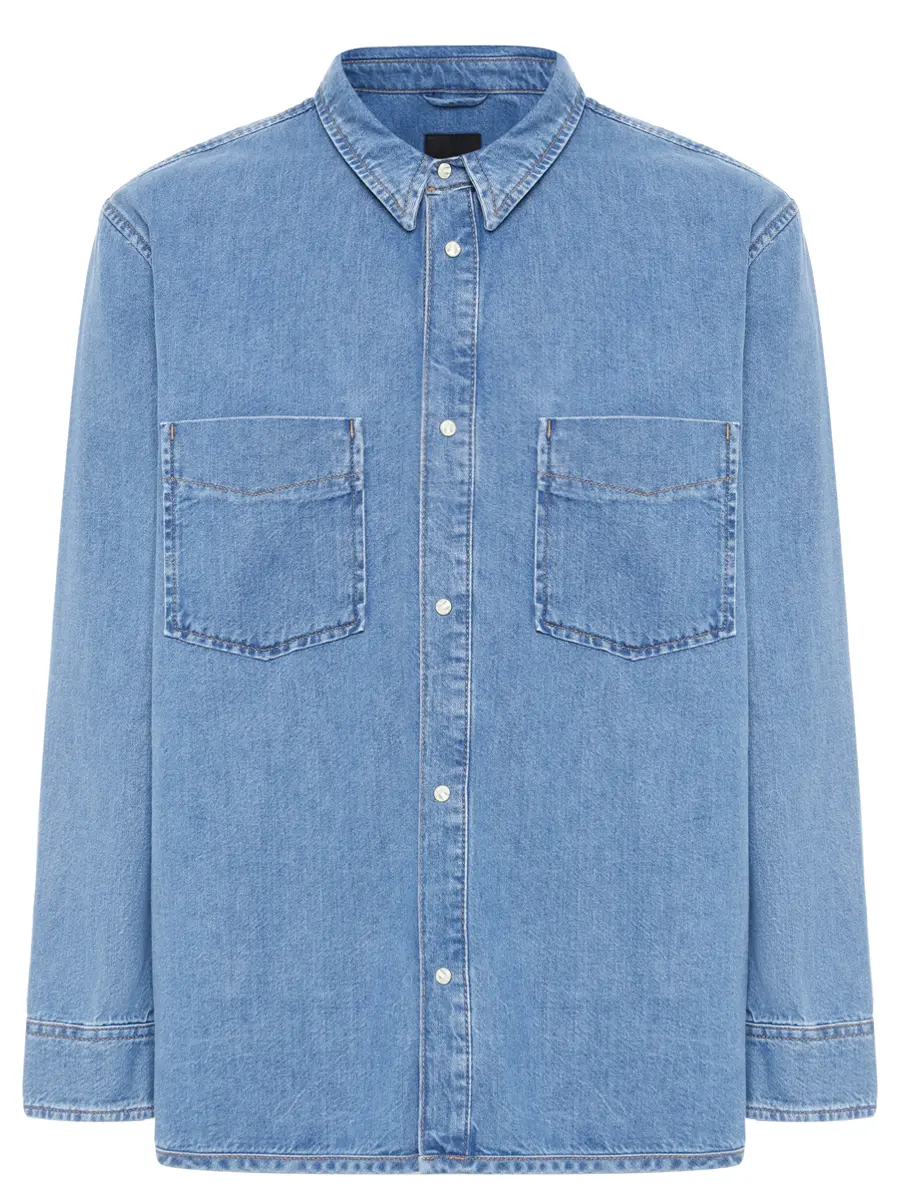 Рубашка Regular Fit джинсовая