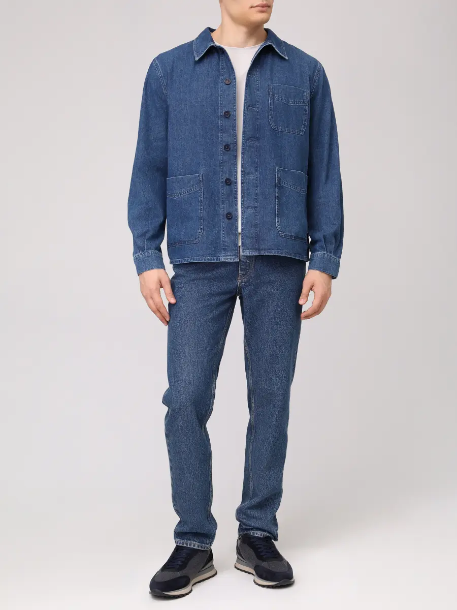 Рубашка Regular Fit джинсовая
