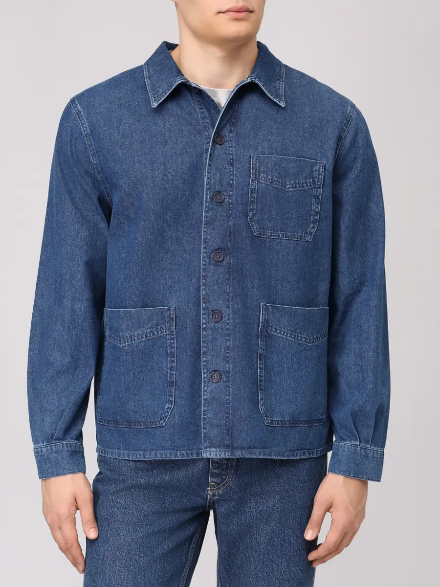 Рубашка Regular Fit джинсовая