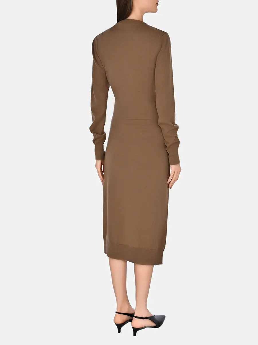 Платье шерстяное