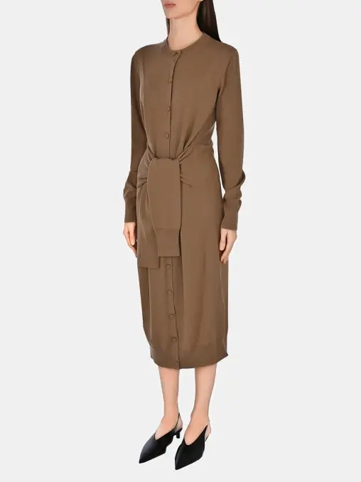 Платье шерстяное JIL SANDER
