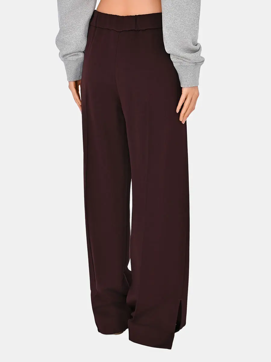 Брюки однотонные