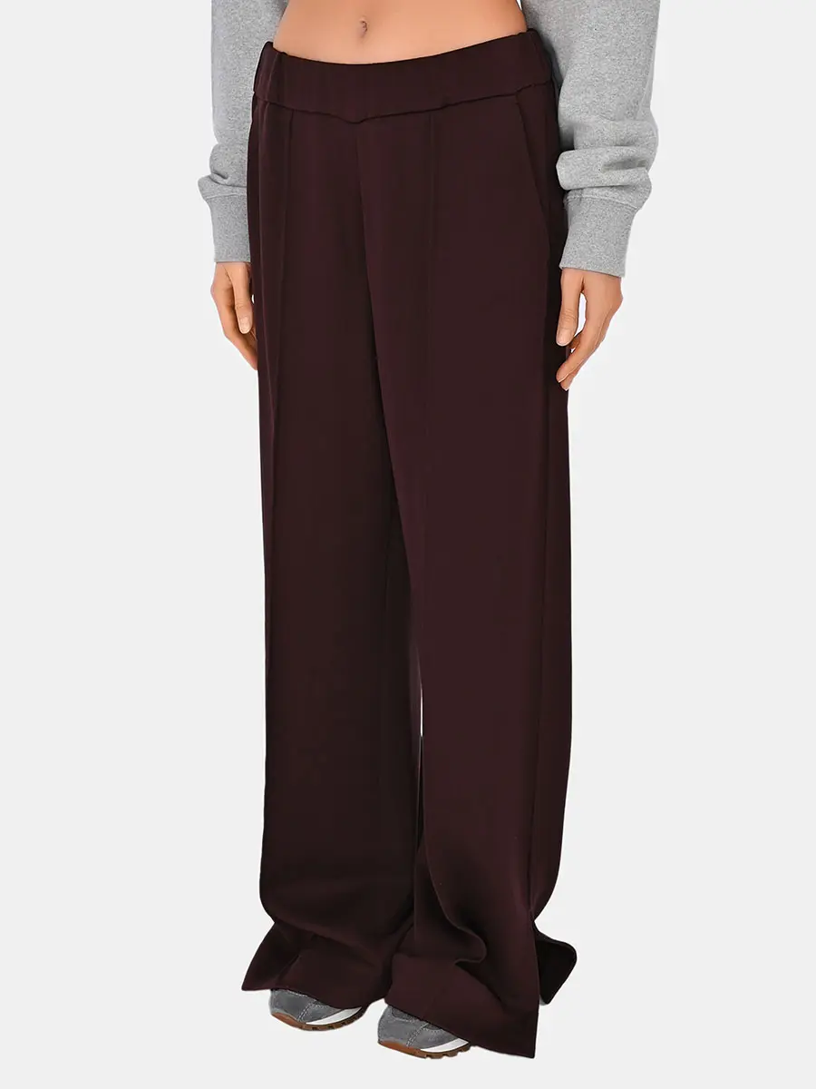 Брюки однотонные