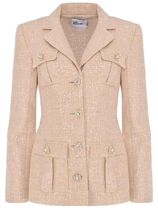 Жакет с пайетками SELF-PORTRAIT