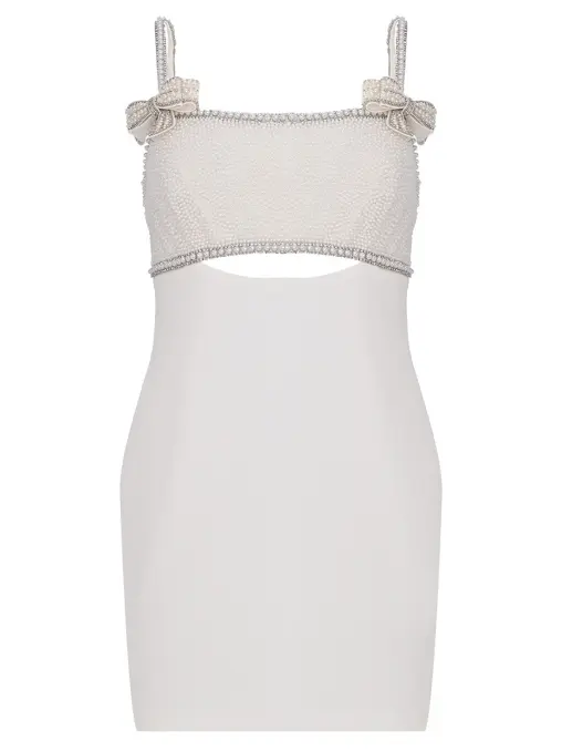 Платье с декором SELF-PORTRAIT