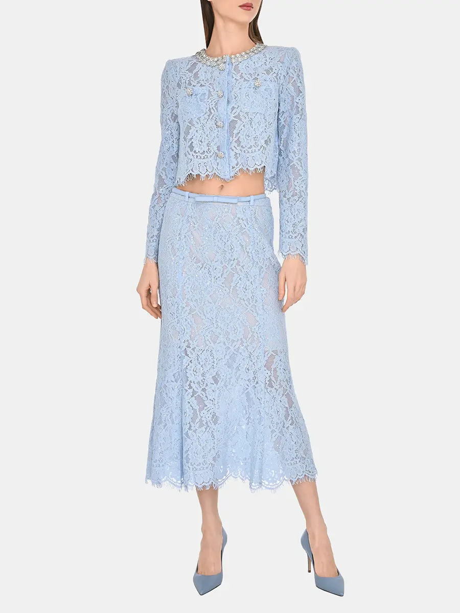 Юбка из кружева