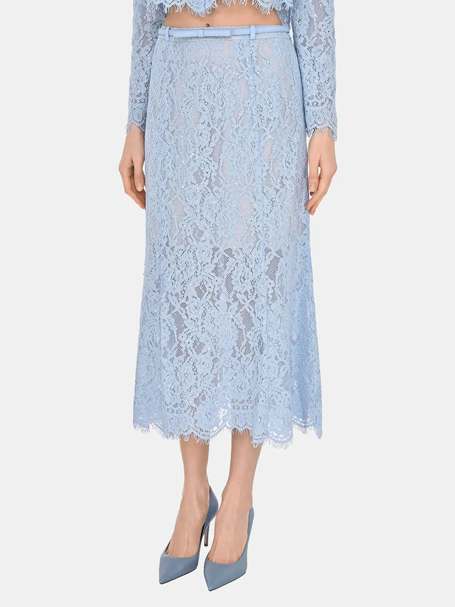 Юбка из кружева
