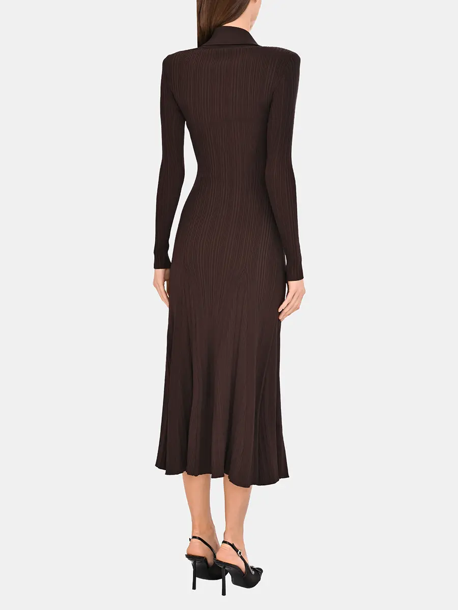 Платье однотонное