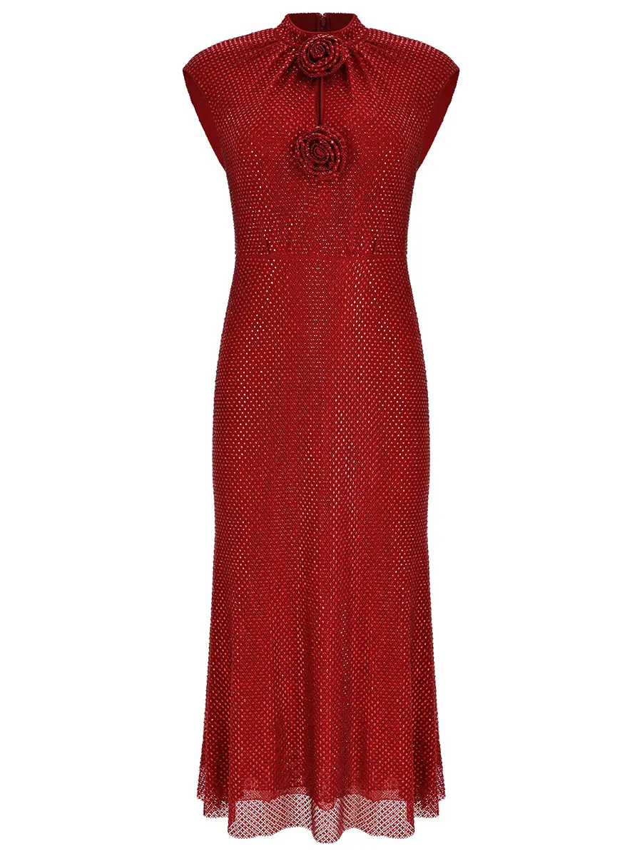 Платье однотонное