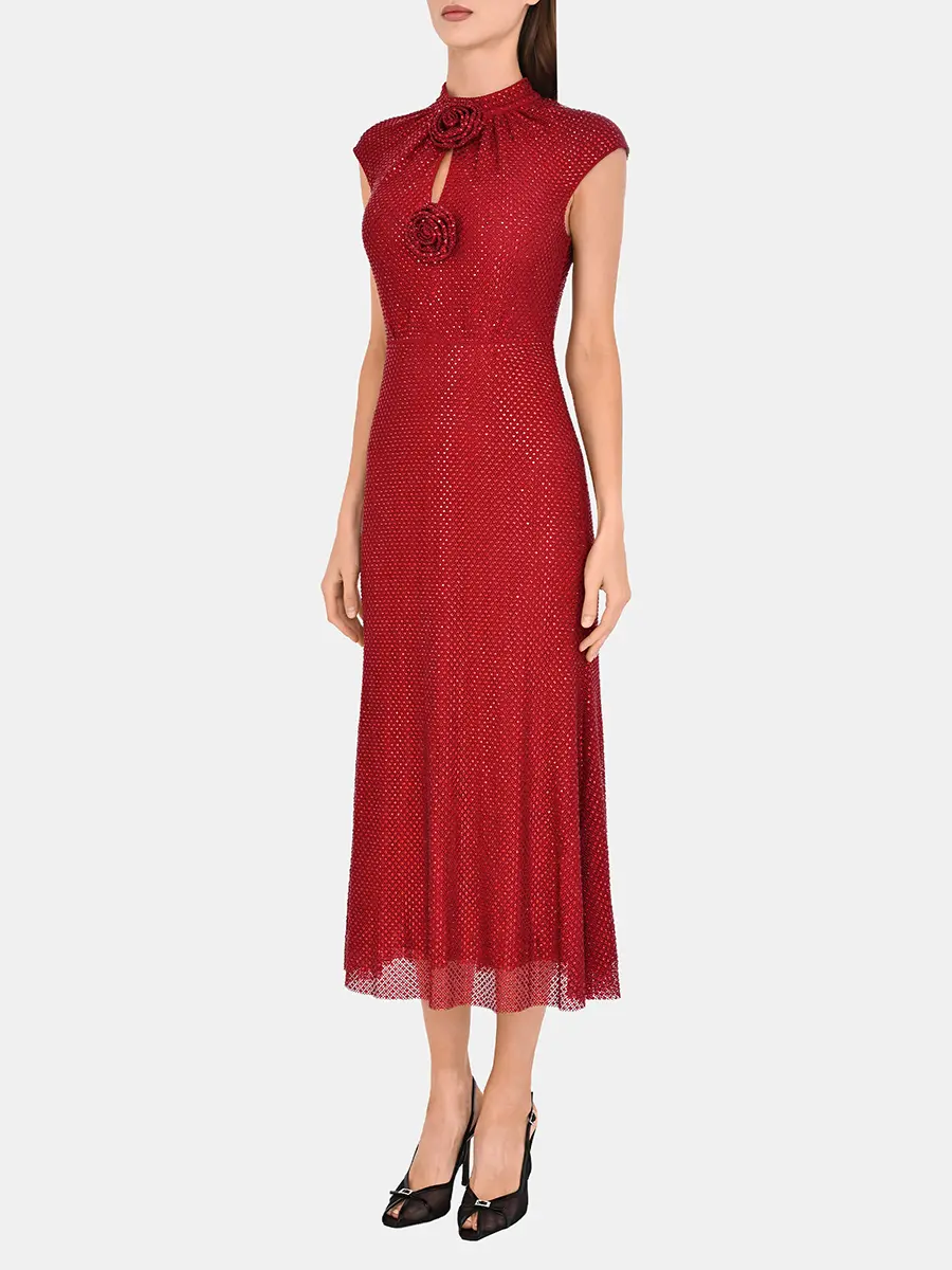 Платье однотонное