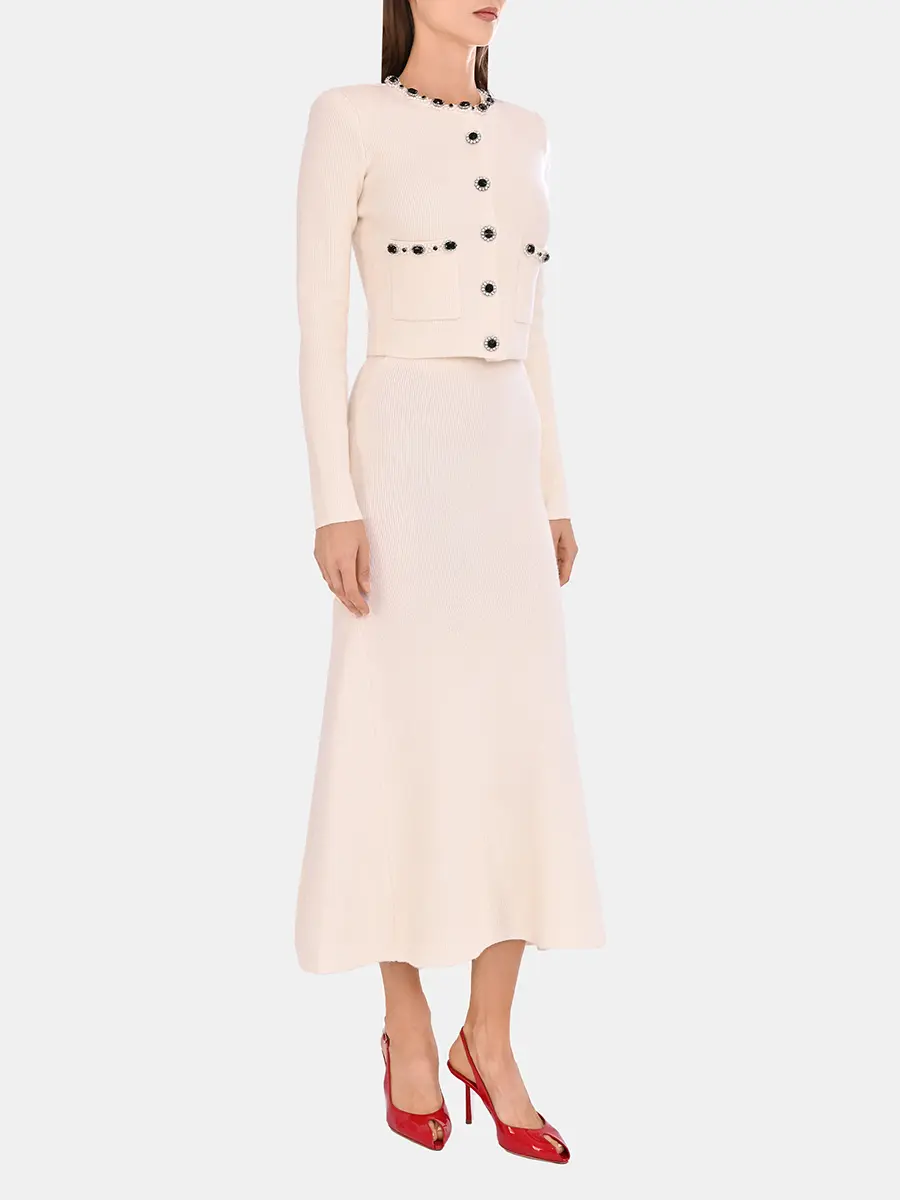 Жакет однотонный