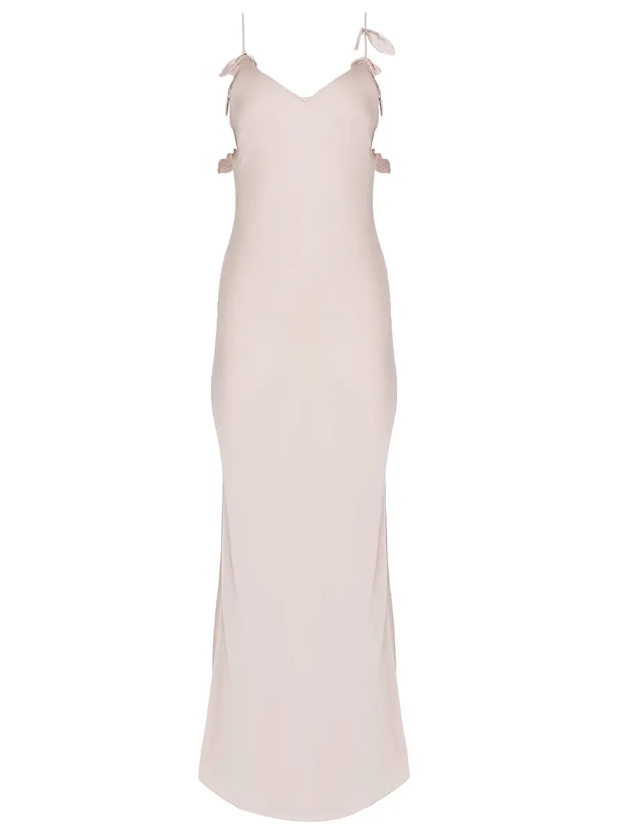 Платье однотонное