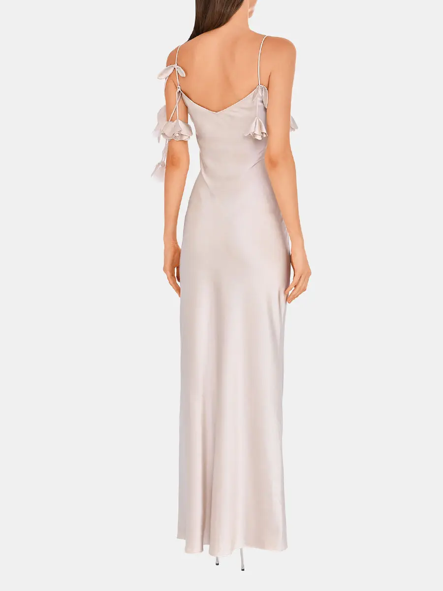 Платье однотонное