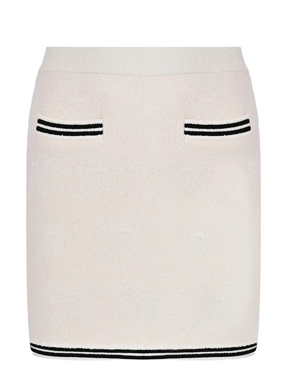 Юбка однотонная