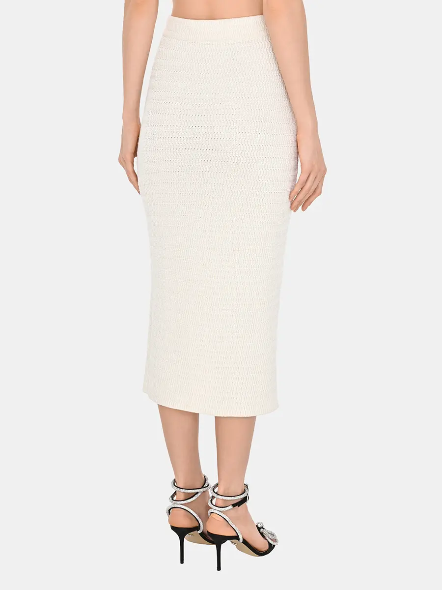 Юбка однотонная