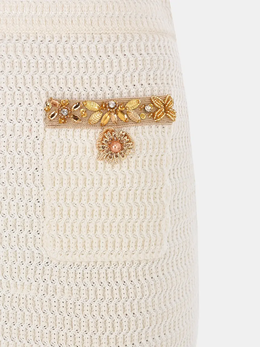 Юбка однотонная