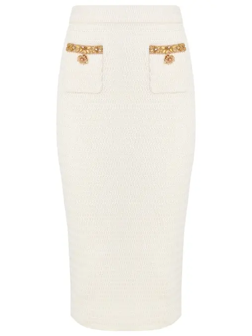 Юбка однотонная SELF-PORTRAIT