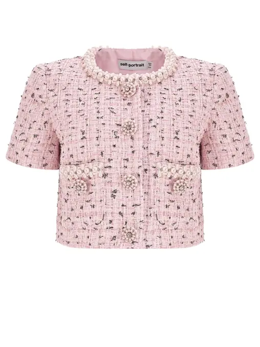 Жакет из твида SELF-PORTRAIT