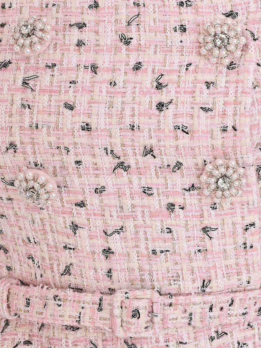 Платье твидовое