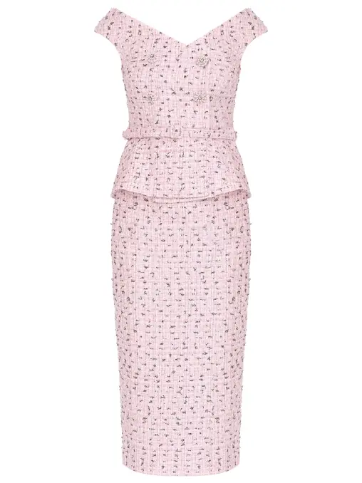 Платье твидовое SELF-PORTRAIT