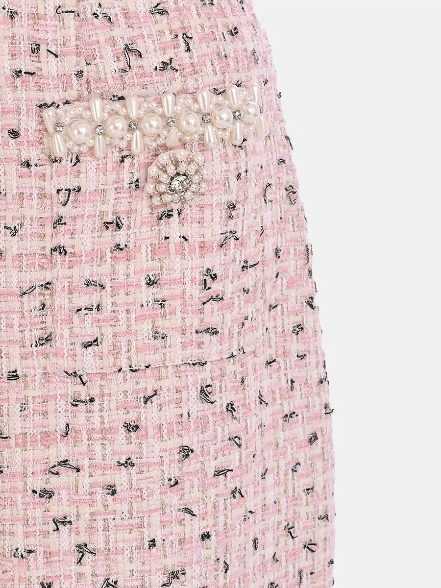 Юбка из твида