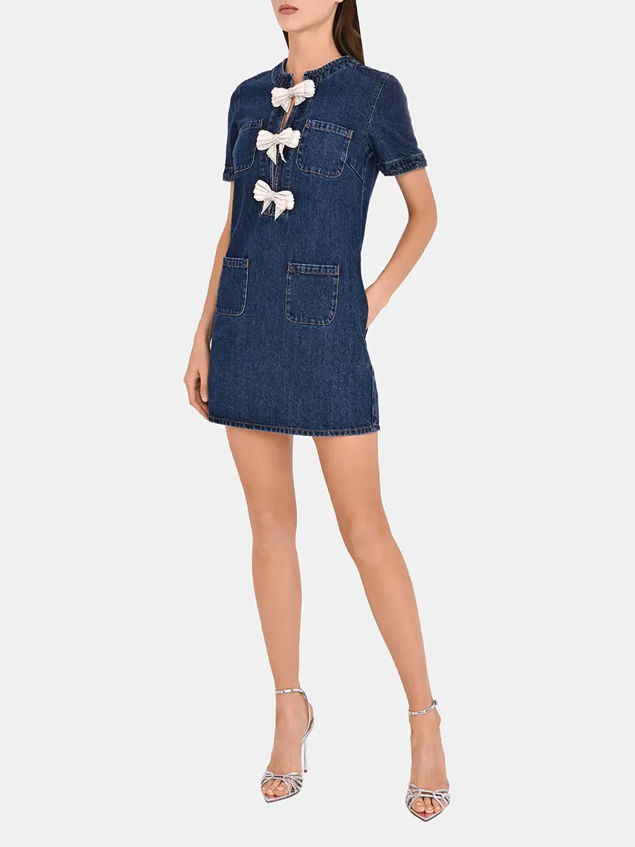 Платье джинсовое
