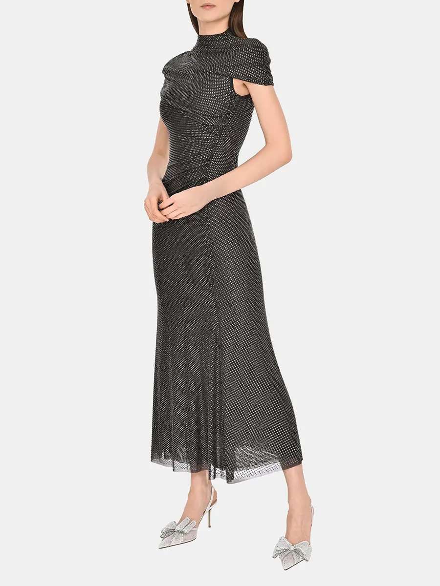 Платье со стразами