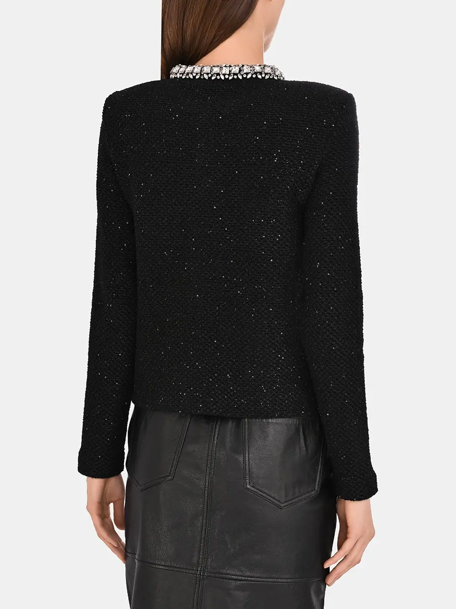 Жакет твидовый