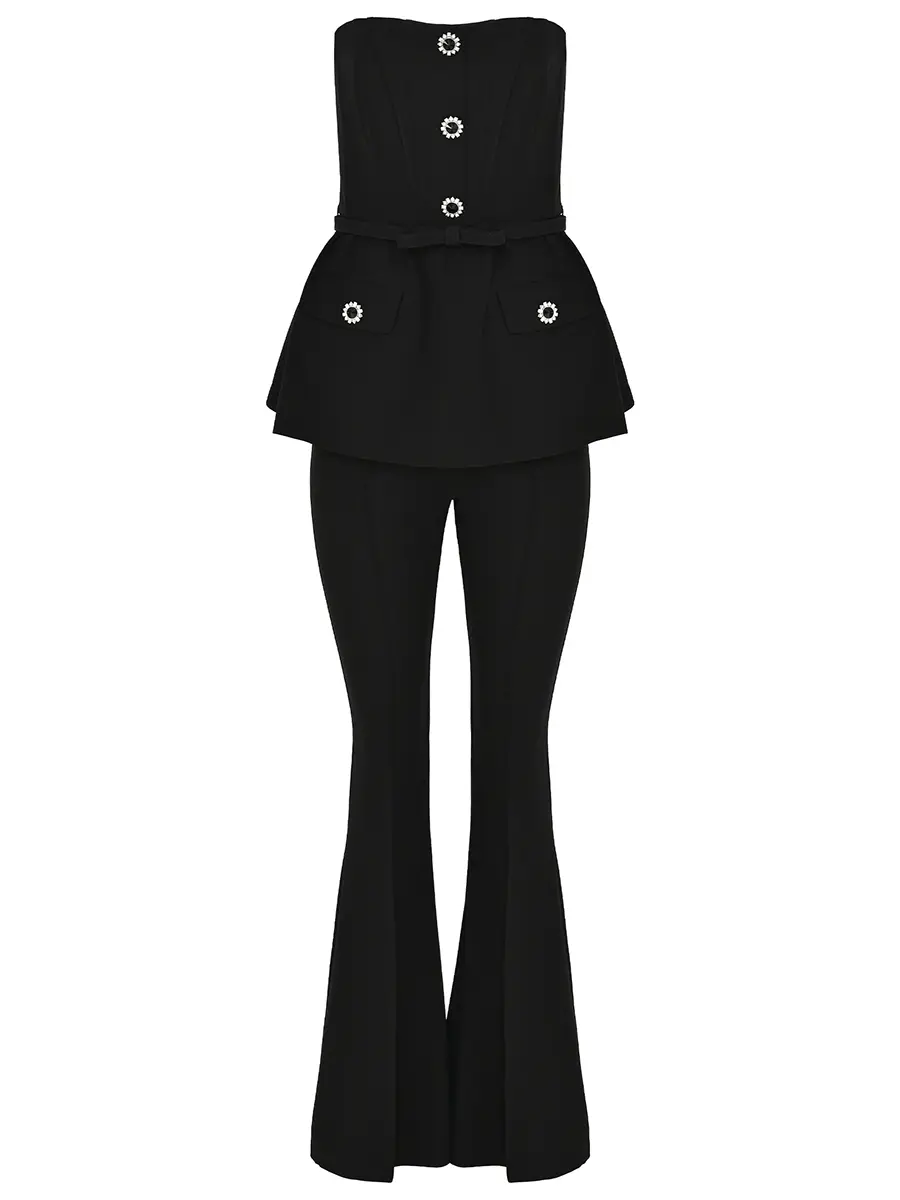 Комбинезон однотонный