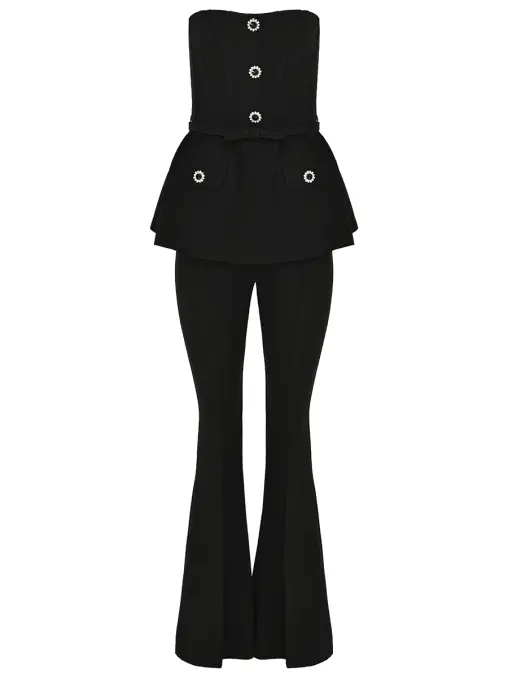 Комбинезон однотонный SELF-PORTRAIT