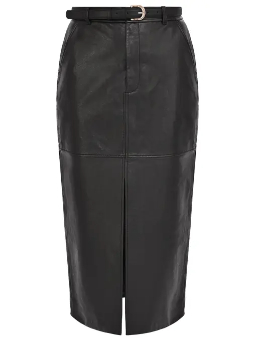 Юбка кожаная SELF-PORTRAIT