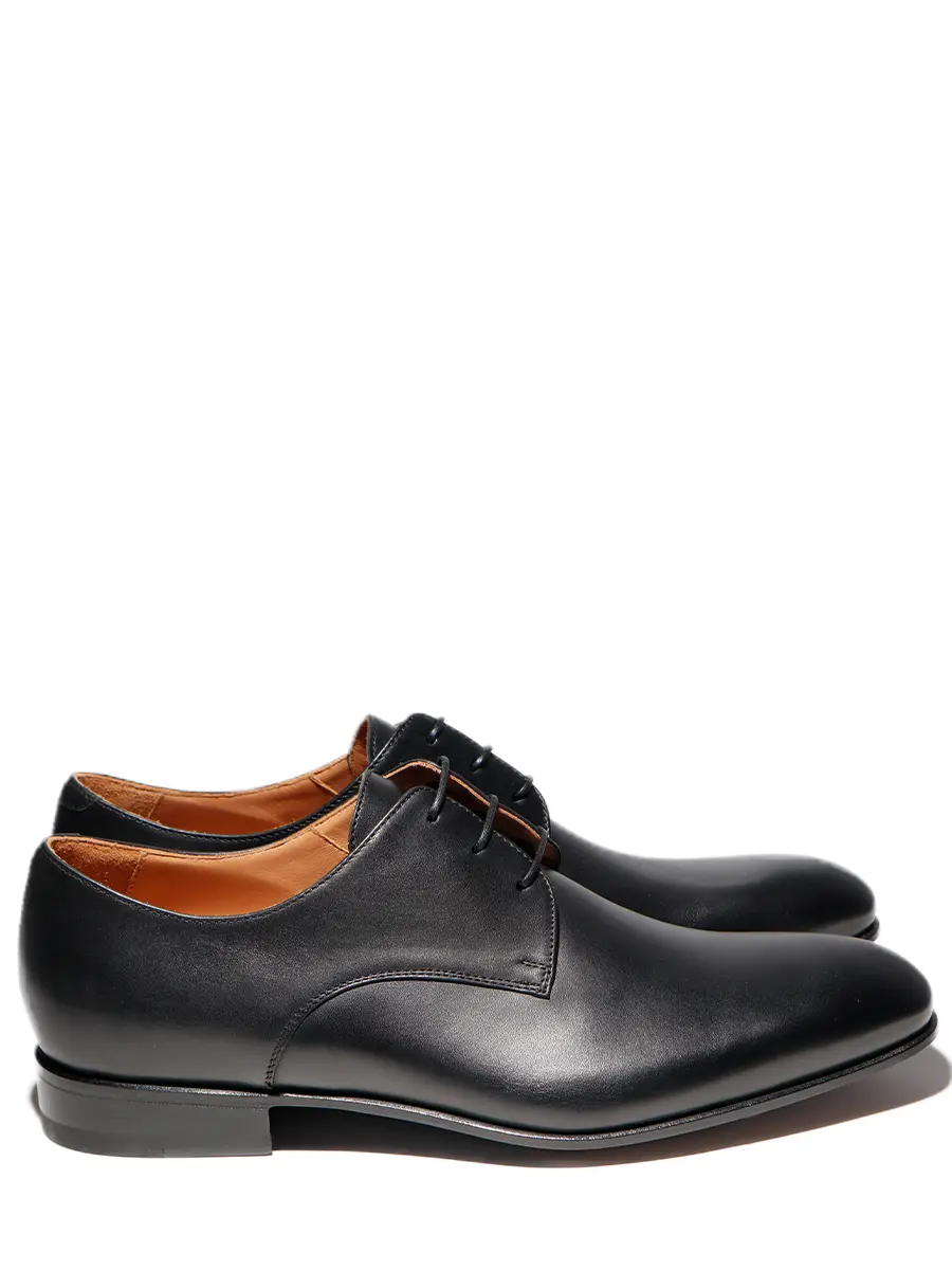 Дерби кожаные Calf Soft Black