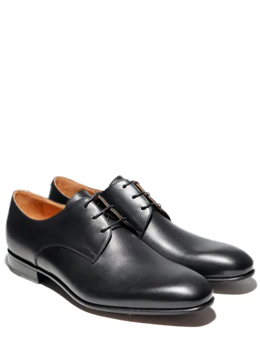 Дерби кожаные Calf Soft Black MASTERSUIT