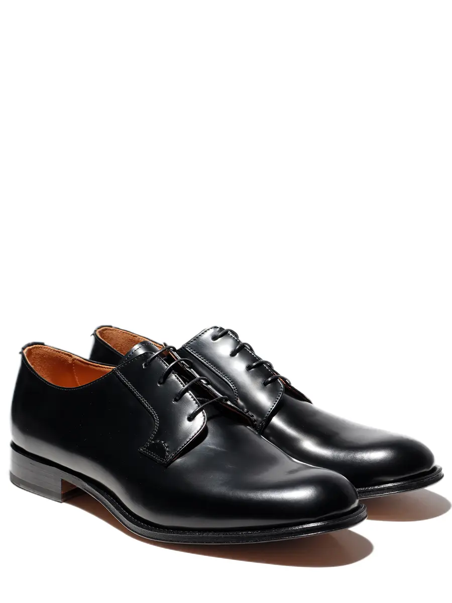 Дерби кожаные Shiny Black