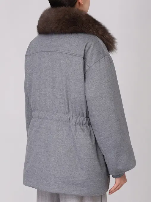 Парка пуховая Parka Winter Muse Smokey grey ARGENTUM BRAND