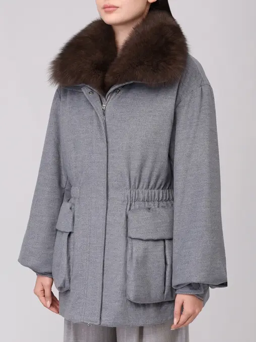 Парка пуховая Parka Winter Muse Smokey grey ARGENTUM BRAND