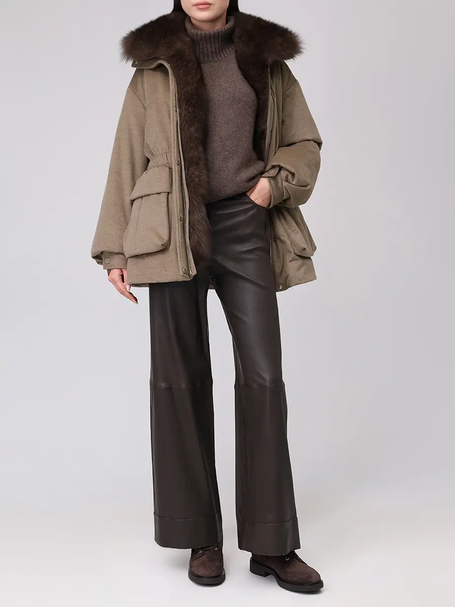 Парка пуховая Parka Winter Muse Beige