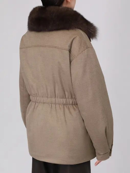 Парка пуховая Parka Winter Muse Beige ARGENTUM BRAND