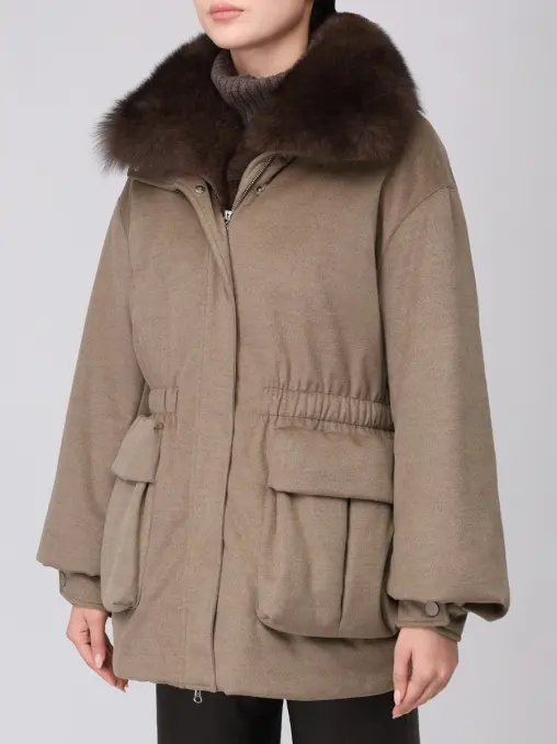 Парка пуховая Parka Winter Muse Beige ARGENTUM BRAND
