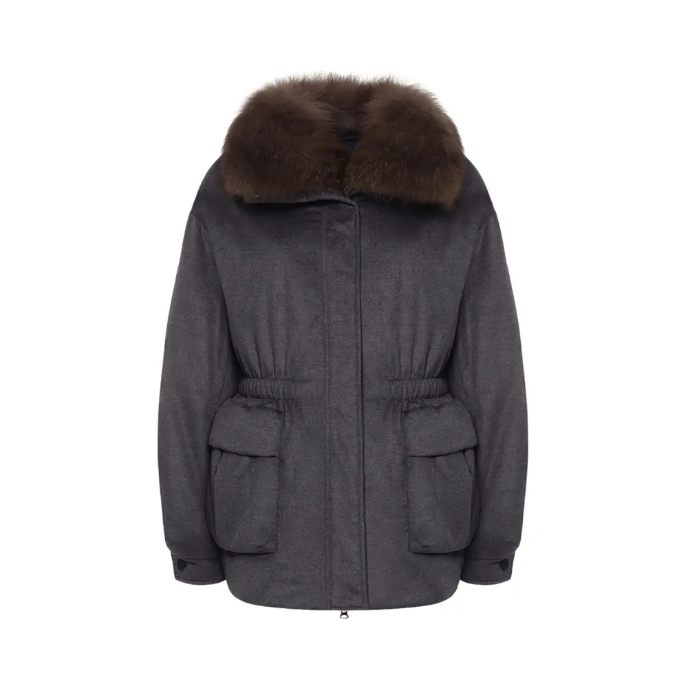 Парка пуховая Parka Winter Muse Dark Grey