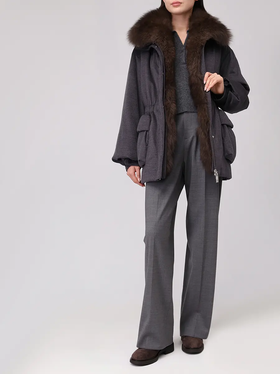 Парка пуховая Parka Winter Muse Dark Grey