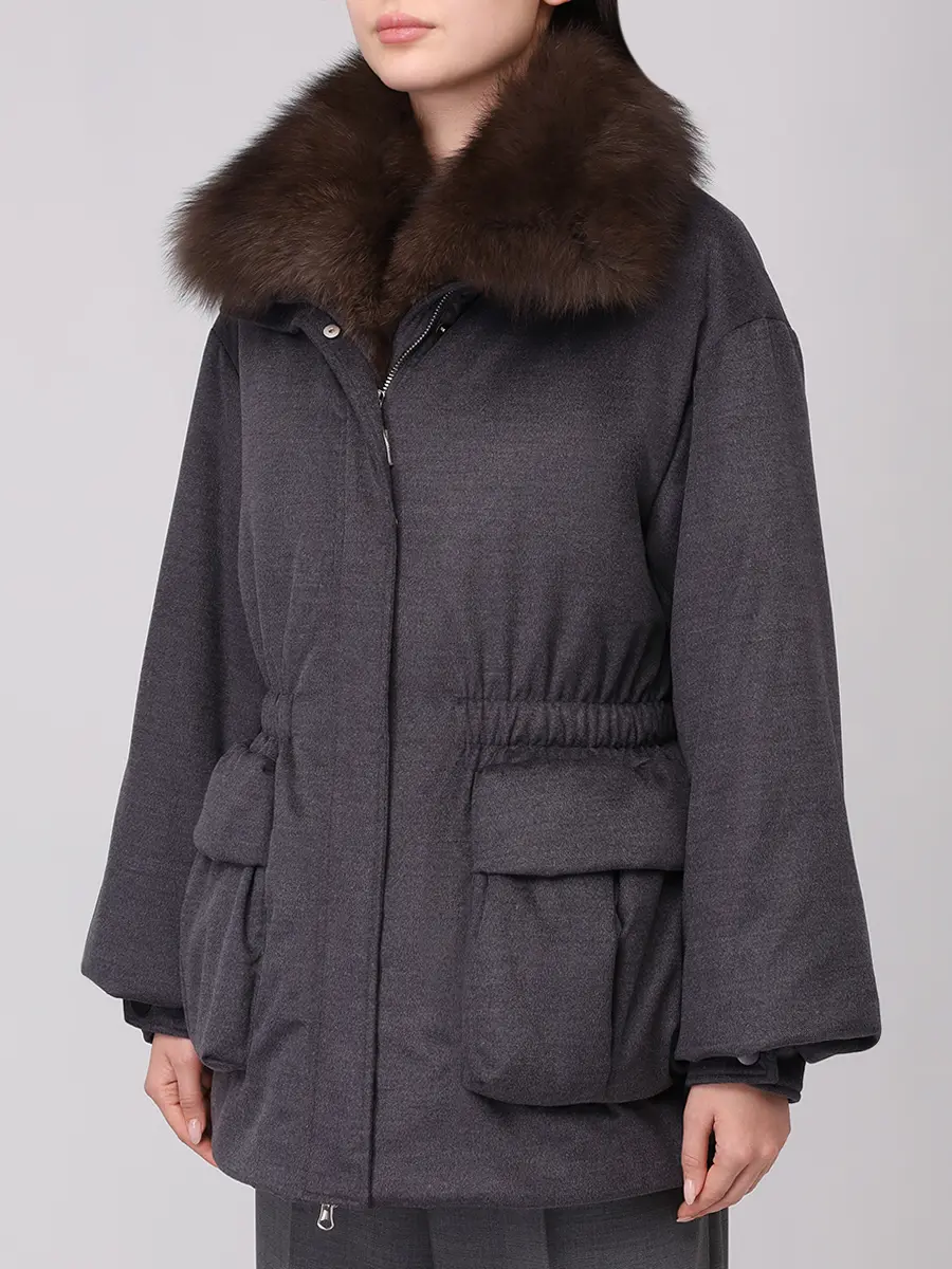 Парка пуховая Parka Winter Muse Dark Grey