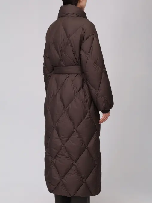Пальто пуховое Soft Air Chocolate Down Coat ARGENTUM BRAND