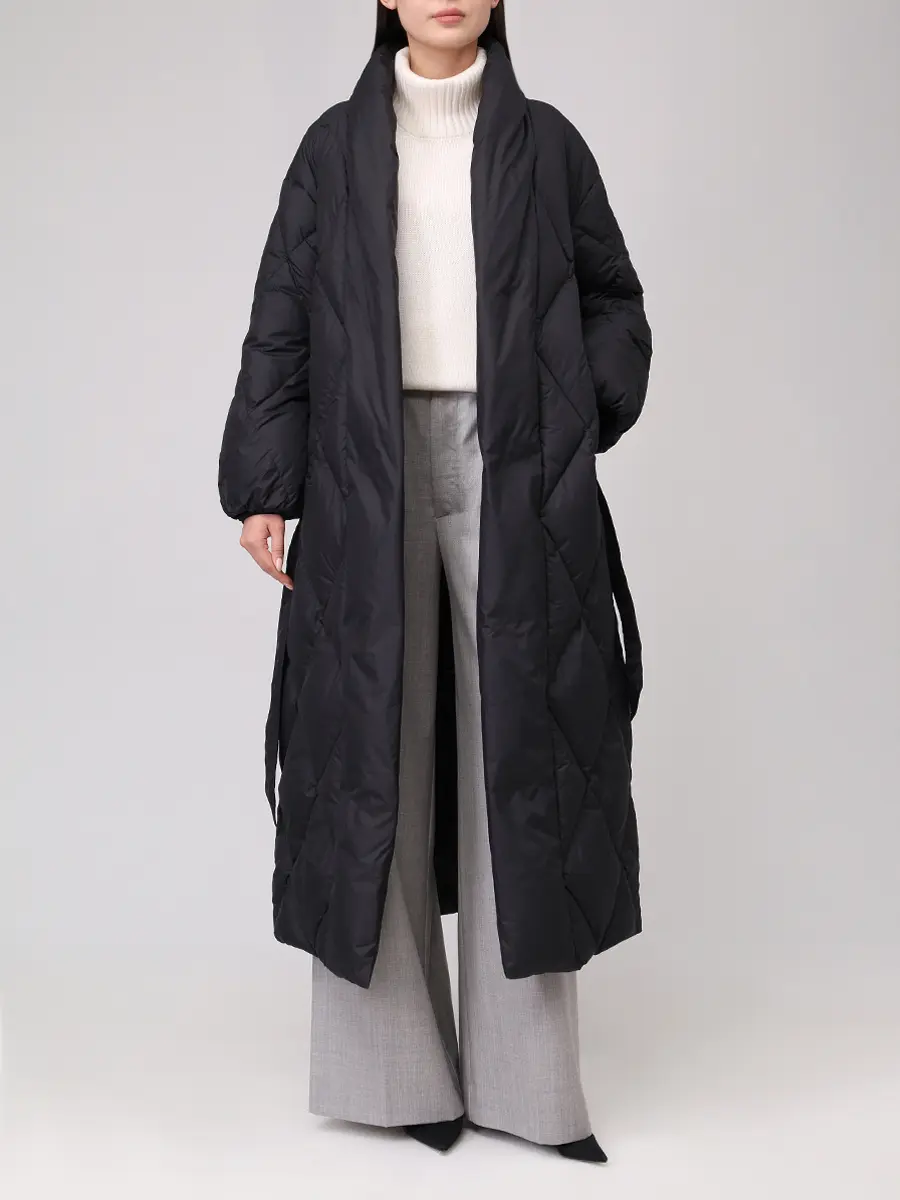 Пальто пуховое Soft Air Black Down Coat