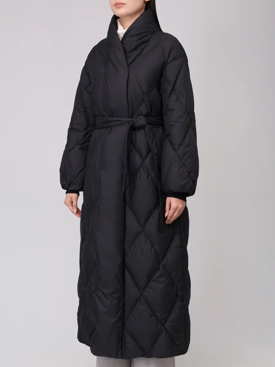Пальто пуховое Soft Air Black Down Coat