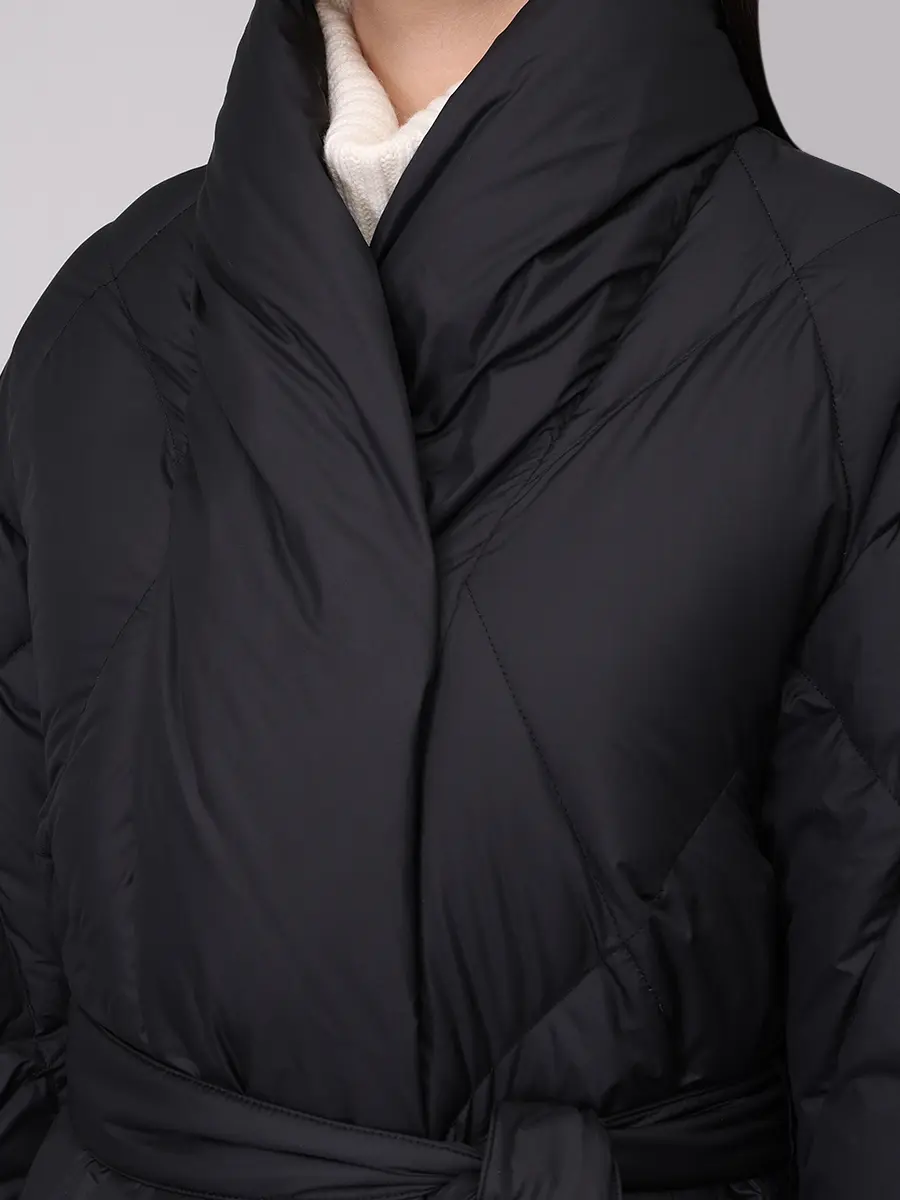 Пальто пуховое Soft Air Black Down Coat