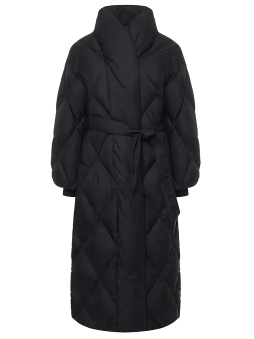 Пальто пуховое Soft Air Black Down Coat ARGENTUM BRAND