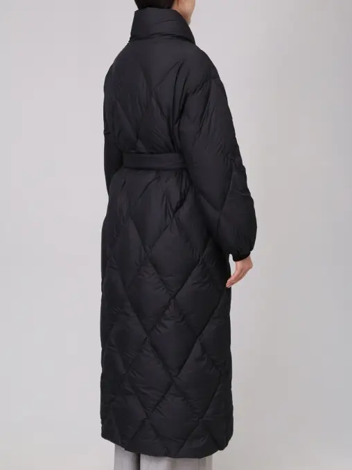 Пальто пуховое Soft Air Black Down Coat ARGENTUM BRAND
